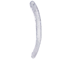 Doc Johnson Crystal Jellies Double Model 33 cm Transparent Intimate Toy