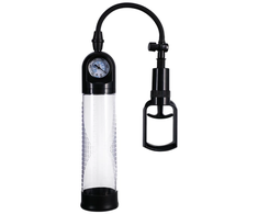 Doc Johnson Rock Solid Boost It Vacuum System with Pressure Gauge, Transparent
