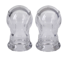 Doc Johnson Tweak Nipple Sucker Set Transparent Design 2 pcs