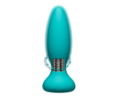 Doc Johnson A-Play Rimmer Large Silicone Plug with Remote, Juodas