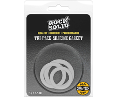 Doc Johnson Oxballs Tri-Pack Silicone Comfort Ring Set - 3 Sizes, Durable Juodas