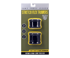 Doc Johnson Stretch Flex Trainers Juodas Silicone Adjustable Set