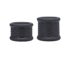 Doc Johnson Stretch Flex Trainers Juodas Silicone Adjustable Set