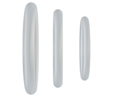 Doc Johnson Oxballs Tri-Pack Silicone Comfort Ring Set - 3 Sizes, Durable Juodas