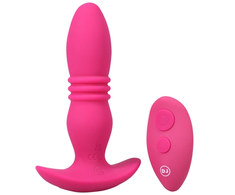Doc Johnson A-Play Rise Silicone Plug with Remote 12 Modes Juodas