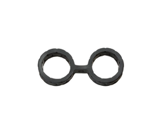 Doc Johnson Silicone Cuffs Flexible Molded Design Juodas