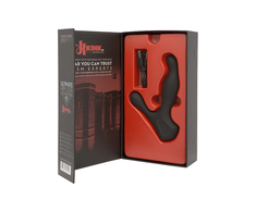 Doc Johnson Kink Rotating Silicone Prostate Device, Juodas, 10 Modes