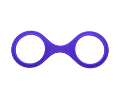 Doc Johnson Merci Silicone Wrist Cuffs Violetinė - Flexible Seamless Design