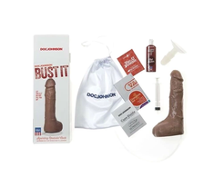 Doc Johnson Bust It 8.5” Squirting Model with Suction Cup Baltas 30 ml