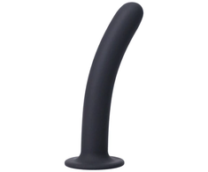 Doc Johnson Harness Set with Slim Silicone Attachment, Juodas Vegan Leather