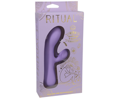 Doc Johnson CalExotics Aura Rechargeable Silicone Rabbit Vibrator Lilac
