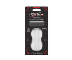 Doc Johnson GoodHead Helping Head Pro Frosted Vibrating Sleeve 3”