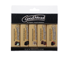 Doc Johnson GoodHead Chocolate Flavored Vanduo-Based Glide 5x29ml Set