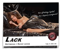 Fetish Collection Vinyl Duvet Cover juodas pagalvės užvalkalas ir