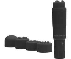 Gc By Shots Soft Touch Mini Pocket Vibe by Shots - 4-Head Compact Massager ABS/PU