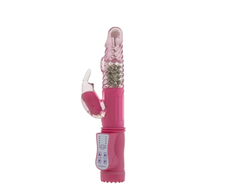 Gc By Shots Rožinė EasyToys Rabbit Rotating Vibrator 36 Settings Silicone Rožinė