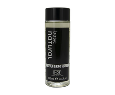 HOT Massage Oil Natural 100 ml - Vitamin E Enriched, Unscented Formula