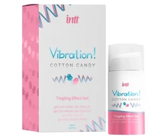 Unisex INTT – GALINGAS INTIMAUS STIMULIAVIMAS COTTON CANDY LIQUID VIBRATORIUS GELIS 15 ml
