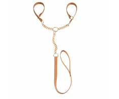 Bijoux Indiscrets MAZE T-Restraints Vegan Brown Adjustable Handcuffs