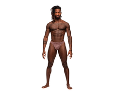Male Power Inter-Mingle Bong V Thong L/XL Mauve Comfort Fit