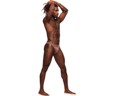 Male Power Inter-Mingle Bong V Thong L/XL Mauve Comfort Fit