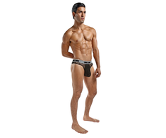 Male Power Lo Rise Thong L/XL Juodas - Comfort Waistband Design