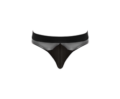 Male Power Iron Clad Thong S/M Juodas Mesh Comfort Waistband