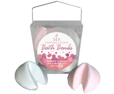 Kheper Games Bath Bomb Set Fortune Cookie Vanilla &amp; Strawberry 6pcs