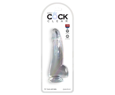 Pipedream KingCockClear 7,5 W kamuoliukai clea