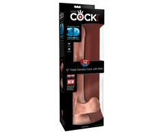 Pipedream KING COCK PLUS 12 COCK su TRIPLE DENSITY rutais SVIESUS