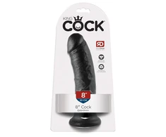 King Cock 8 inch Juodas