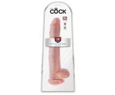 Pipedream KING Karaliaus penis 14 colių penis su kamuoliukais