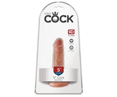 King Cock 5" Cock Tan