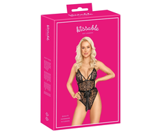 Kissable Body L/XL Elegant Juodas Lace Adjustable Straps