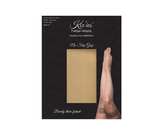 Kix'ies Samantha Thigh-Highs D Nude - Stay-Up Stockings Plus Size
