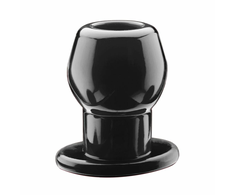 PerfectFitBrand Perfect Fit Tunnel Plug Large Juodas - Innovative Hollow Design, 7.6 cm