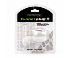 Perfect Fit Tunnel Plug Medium Clear - Innovative Hollow Design Plug