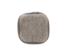 Touche By Shots Touche Square Face Pad with Charcoal &amp; Natural Hemp Fibers, Juodas