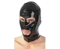 Late X Latex Mask juodas