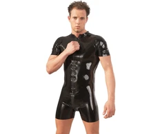 Late X Men's Latex Playsuit 2XL