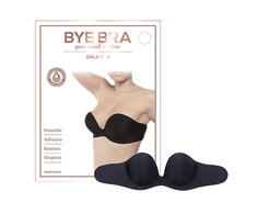 Bye Bra Bras Bye Bra - Gala Bra Cup D Juodas prilimpanti liemenėlė