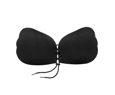 Bye Bra Bras Bye Bra - Lace-It Bra Cup A Juodas prilimpanti liemenėlė