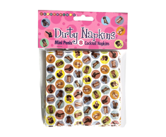 Little Genie Productions Dirty - Party Napkins Colorful 2-Ply Set of 8 for Bachelorette Events
