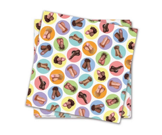 Little Genie Productions Dirty - Party Napkins Colorful 2-Ply Set of 8 for Bachelorette Events