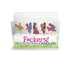 Little Genie Productions Gift Republic Fun Pose Party Candles Colorful Set 6pcs