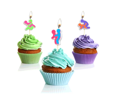 Little Genie Productions Gift Republic Fun Pose Party Candles Colorful Set 6pcs