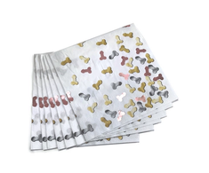 Little Genie Productions Glitterati Party Napkins Metallic Accents 7-inch 8 pcs