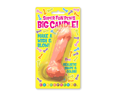 Little Genie Productions Rožinė Kheper Games Large Celebration Candle Rožinė 10cm - Fun Party Decoration