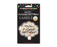 Little Genie Productions X-Rated Birthday Candle Novelty Paraffin 3.5x3.5cm Party Decoration