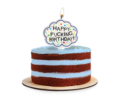 Little Genie Productions X-Rated Birthday Candle Novelty Paraffin 3.5x3.5cm Party Decoration